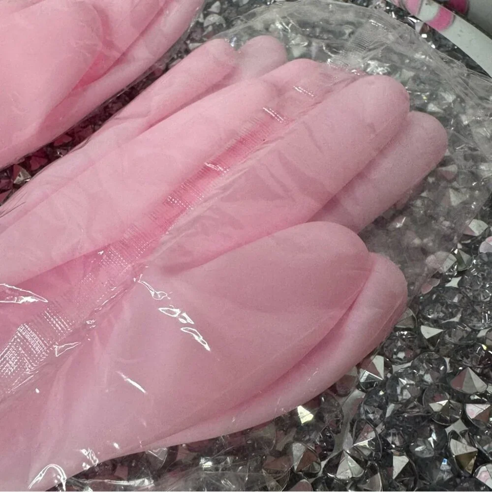 Silicone gloves moisturizing winter cracking skin sleep luxury skincare mittens